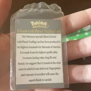 Pokemon | Other | 23k Goldplated Trading Card | Poshmark